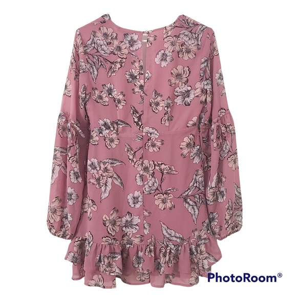 NWOT Disty Floral Print Dress - Picture 3 of 3